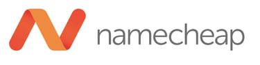Namecheap logo on a white background