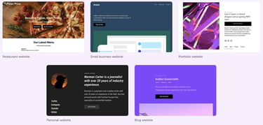 Namecheap Business Site Maker Templates