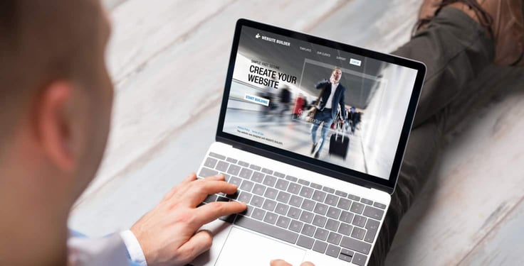 wordpress website on a laptop wordpress website on a laptop