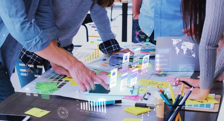 Agency designers working Agency designers working