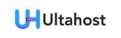 Ultahost logo on a white background Ultahost logo on a white background