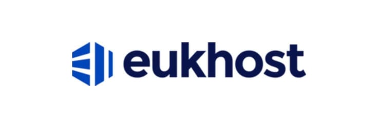 eUKhost logo on a white background eUKhost logo on a white background