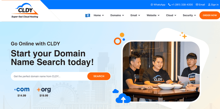 CLDY website screenshot