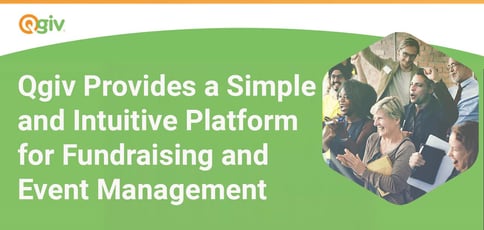 Qgiv Provides A Simple And Intuitive Platform For Fundraising And Event Management