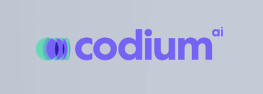 Codium.AI logo on grey background