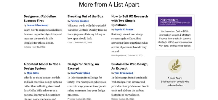 A List Apart Blog A List Apart Blog