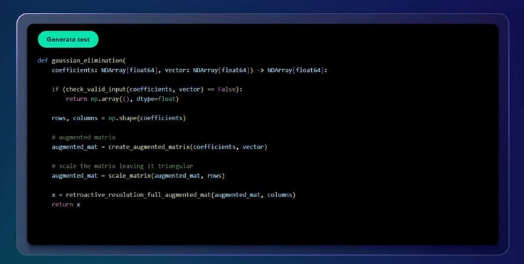 A screenshot of a code snippet.