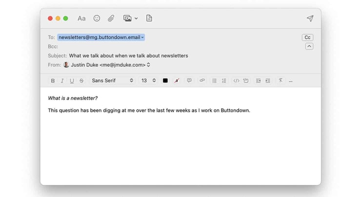 Buttondown Newsletter Software Buttondown Newsletter Software