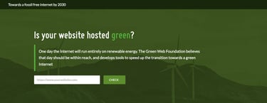 Green Web Check