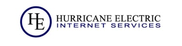 Hurricane Electric logo on a white background
