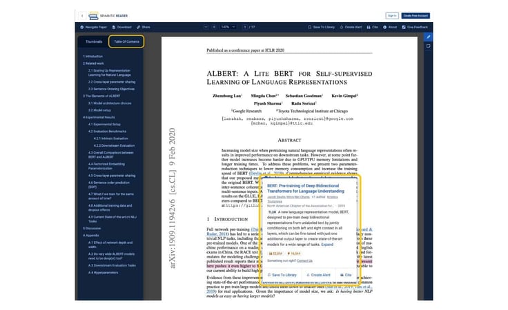 Semantic Reader Interface Semantic Reader Interface