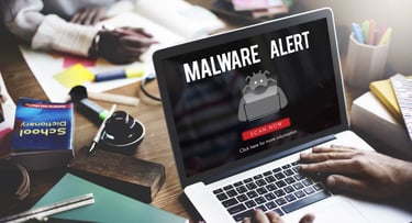 Computer scanning for malware