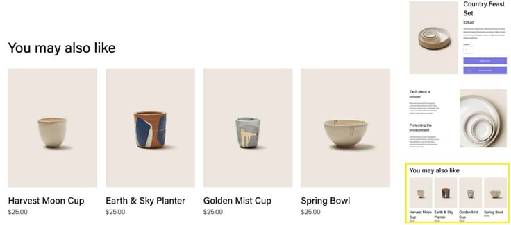 A screenshot of related products. A screenshot of related products.