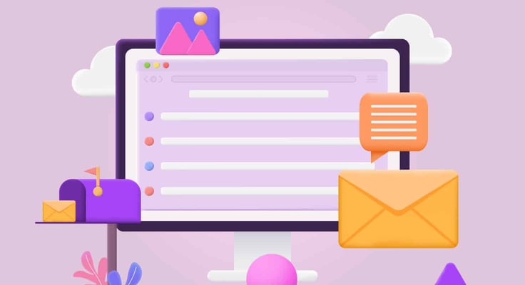 A browser with email A browser with email