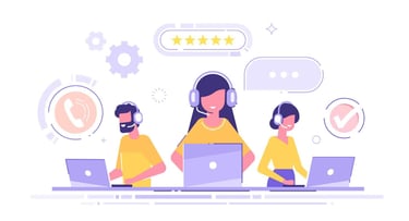 Customer Support Via Chat, Phone, and Email