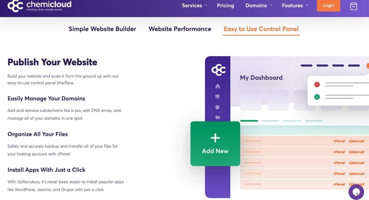 ChemiCloud Shared Hosting Web Page ChemiCloud Shared Hosting Web Page