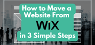 3 Steps: How To Move a Website From Wix (2024)