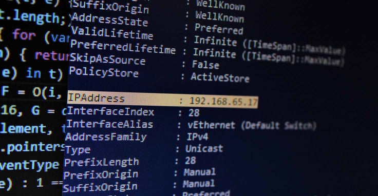An example of an IP address An example of an IP address