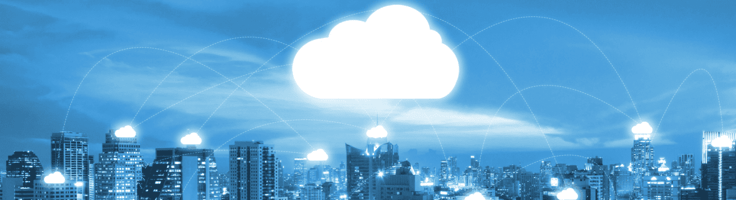 A photo of a city skyline at night with a bright web cloud sitting above. A photo of a city skyline at night with a bright web cloud sitting above.