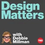 Design Matters podcast logo Design Matters podcast logo