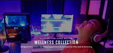 A screenshot of Gamer Advantage's wellness web page