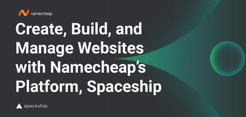 Create Build Manage Websites Namecheap Spaceship
