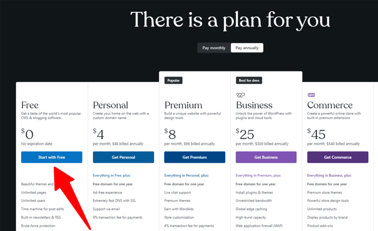 Choose a plan Choose a plan
