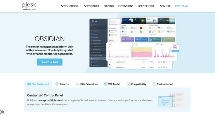 Screenshot from Plesk website Screenshot from Plesk website