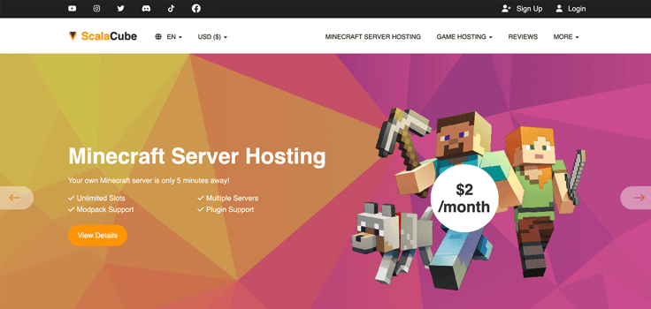 Scalacube website