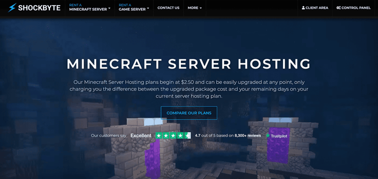 ShockByte webite