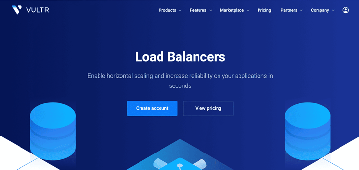 Vultr website screenshot Vultr website screenshot