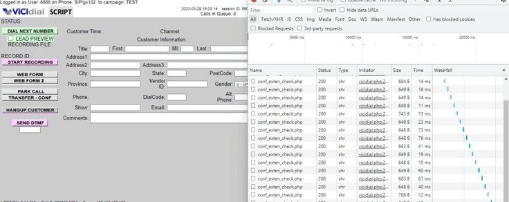A screenshot of the latency/lag monitor report