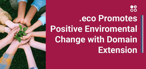 Eco Promotes Positive Environmental Change With Domain Extension