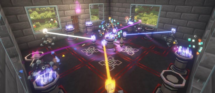 A magical altar from the Mana and Artifice mod.