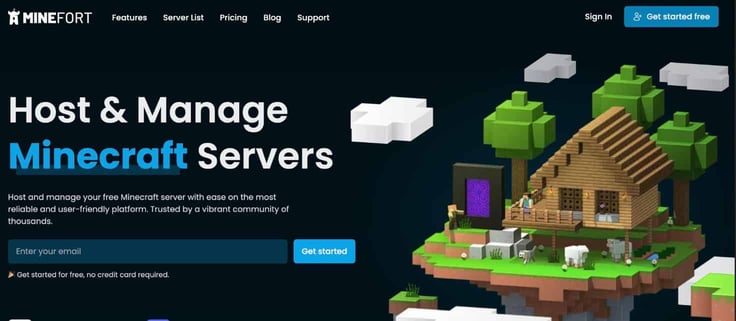 Screenshot of Minefort