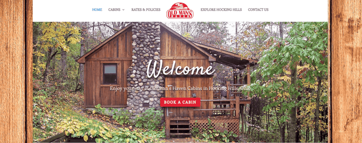 Old Man's Haven homepage Old Man's Haven homepage