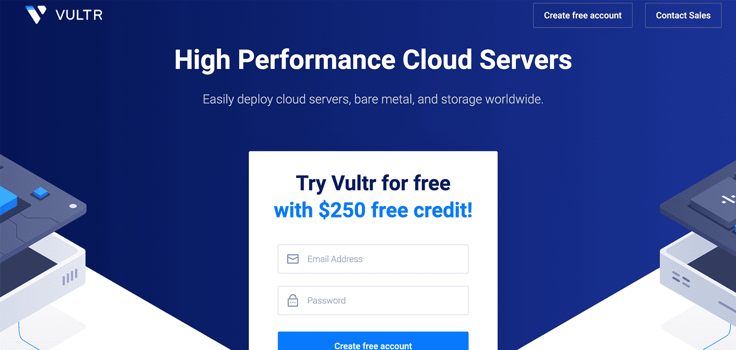 Vultr screenshot Vultr screenshot