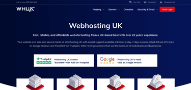 Webhosting UK Homepage