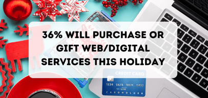 36% Will Purchase or Gift Web/Digital Services This Holiday Season