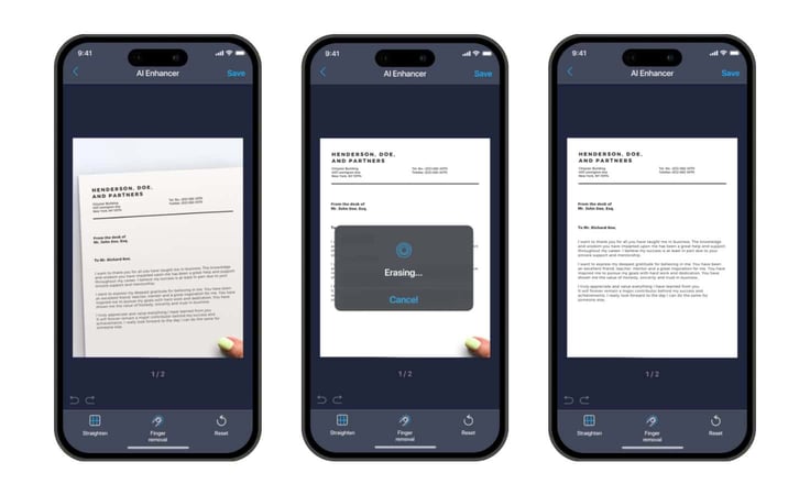 AI Finger Eraser Feature AI Finger Eraser Feature