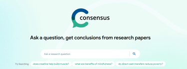 Consensus homepage