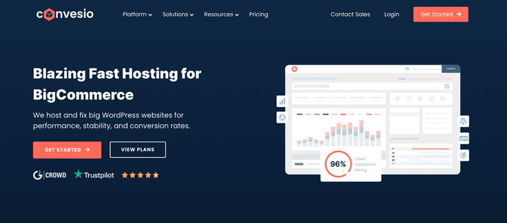 Convesio homepage screenshot