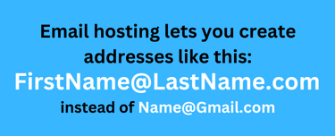 Email hosting custom email addresses