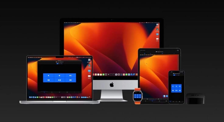 A screenshot of Cherpake's Remote Keyboard and Mouse app