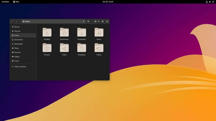 A screenshot of the Vanilla OS interface A screenshot of the Vanilla OS interface
