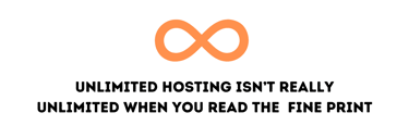 Explanation of unlimited hosting