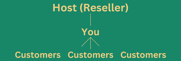 Diagram of reseller business model