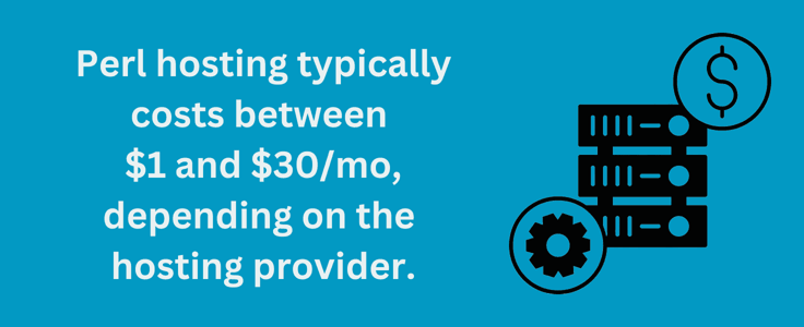 Perl hosting cost