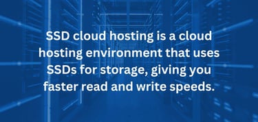 What is SSD cloud hosting?
