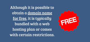 Can you get a domain name for free?